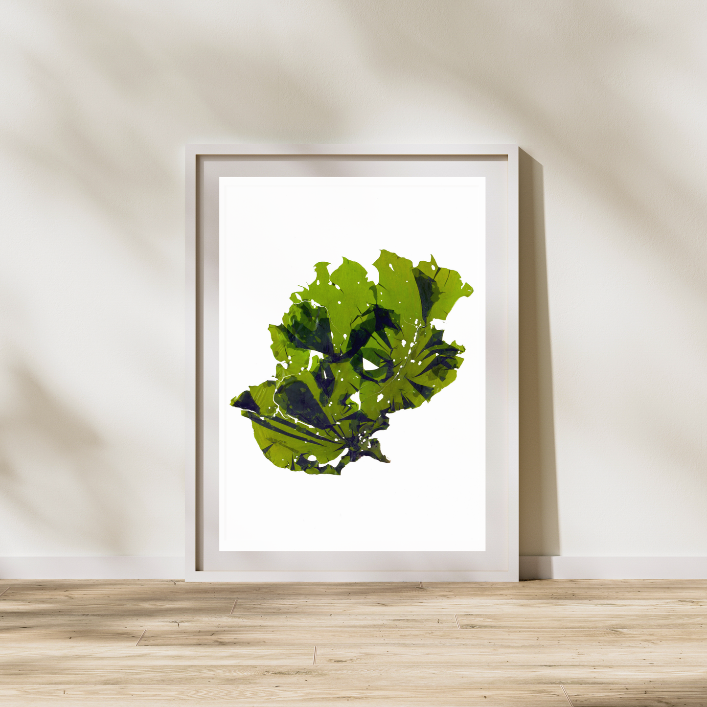 Green Seaweed III Marine Botanical Print - Atlantic Canadian Nature Art
